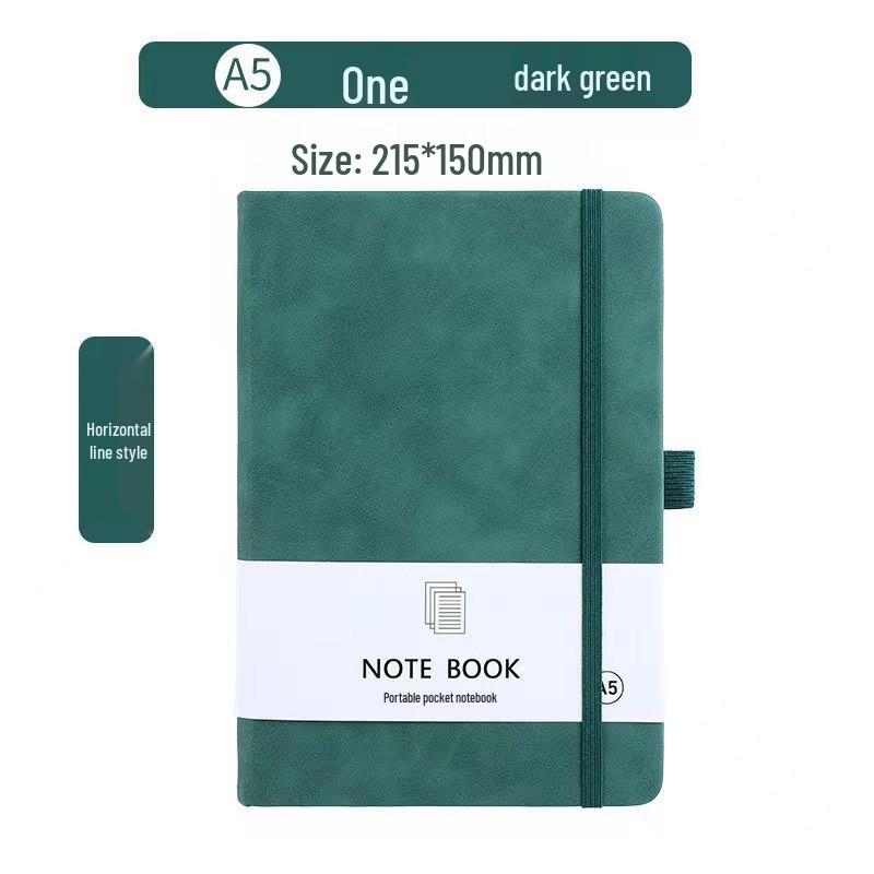 A7 Student Pocket Notebook: Elastic Closure, Portable Journal, Simple Ins Style Diary