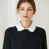 Woman Shirt False Collar Embroidery Lace Faux Col Half Shirt Blouse Fake Collars Sweater Shirt Detachable Collars Accessories
