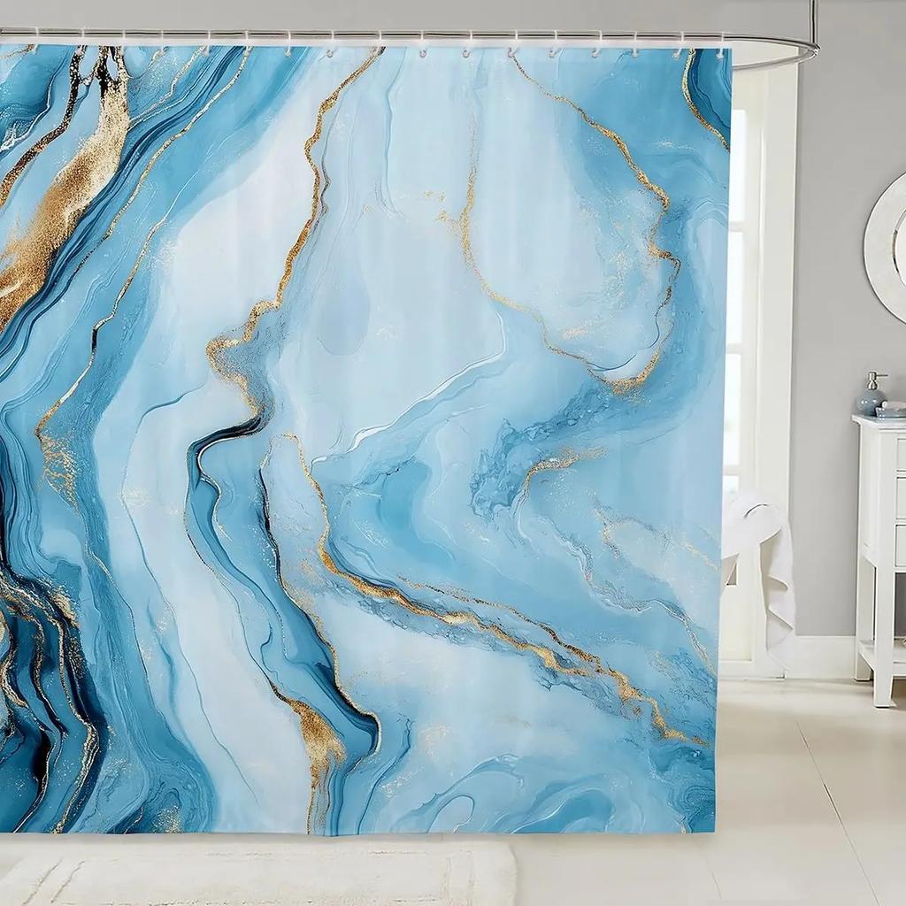 Занавеска для душа для кошек в японском стиле, наборы занавесок для душа для ванной для детей, мальчиков, девочек, подростков, тканевая занавеска для душа с океанской волной