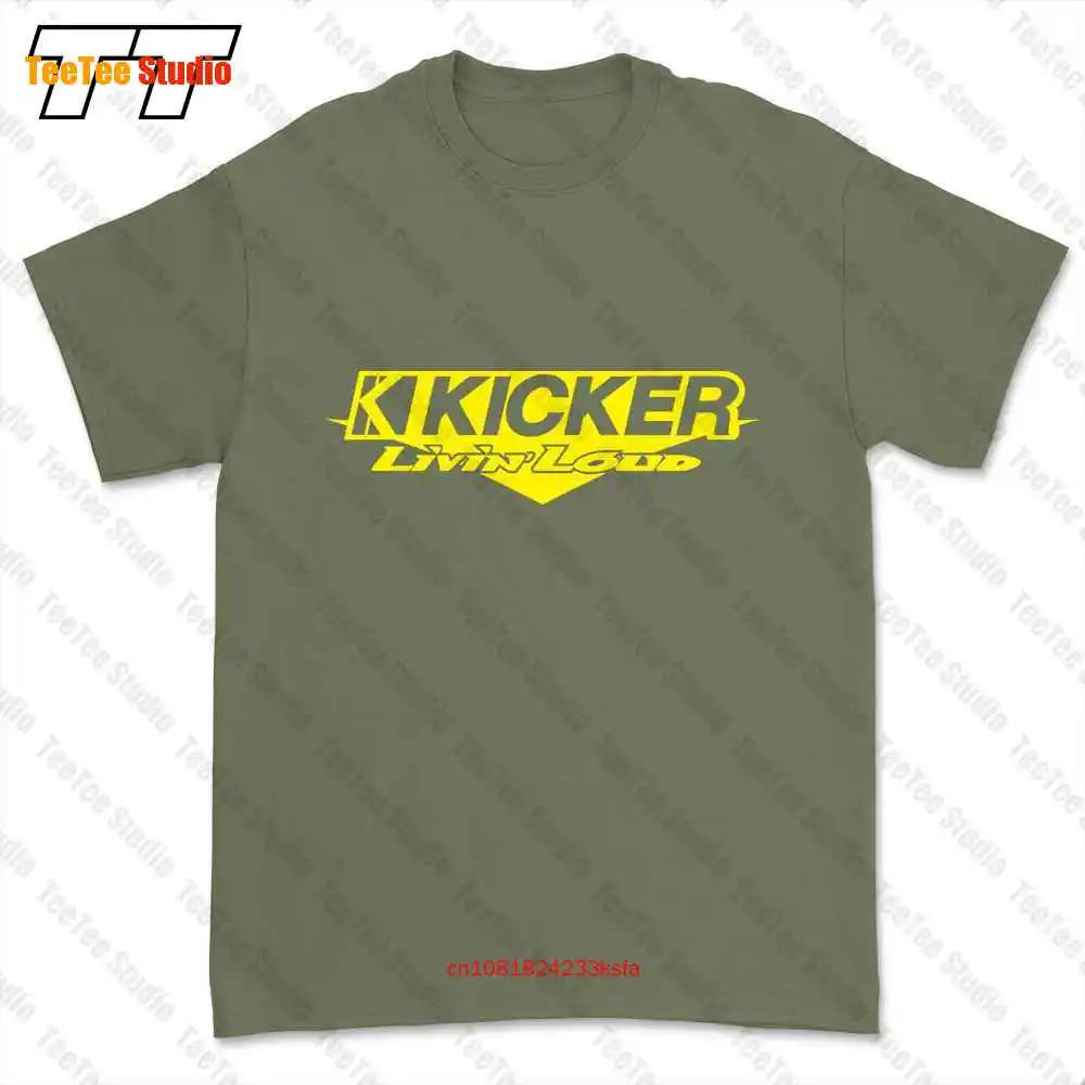 Kicker Livin Loud Аудио Логотип Динамики Усилители Авто Сабвуферы Футболка Футболка 1IM4
