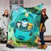 The Octonauts6 printed throw blanket—lightweight,soft,warm;versatile blanket for all seasons—perfect as &air-conditioning throw,nap blanket