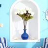 Silk Cloth pearl decorated artificial flower arrangement  bedroom shelf decorative flower picks