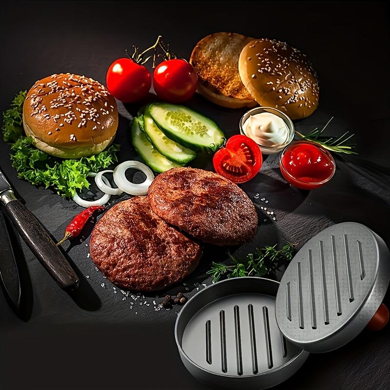 1pc Non-Stick Burger Press Patty Maker Mold for Grill, BBQ, Burgers, Beef, Cheese, Veggie