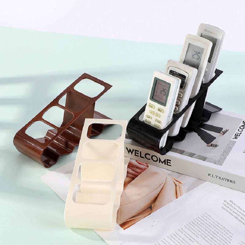 4-секционная стойка для хранения телевизора, кондиционера, пульта дистанционного управления, подставка для рабочего стола, органайзер для мелочей, держатели для хранения домашнего офиса