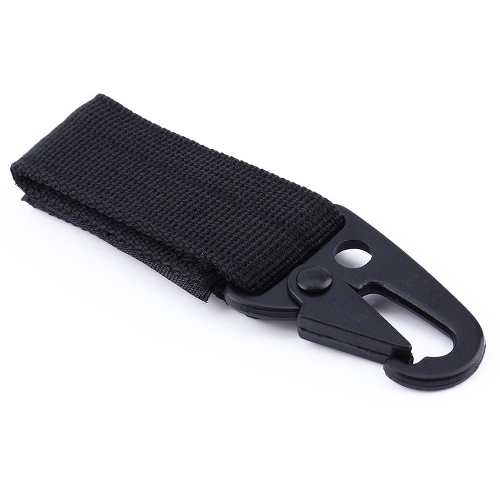 Outdoor Tactic Nylon Key Hook Webbing Molle Buckle Hanging Belt Carabiner Clip