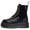 Dr. Martens Leather Lightweight Comfortable Breathable Thick-Soled Boots Unisex Boots Black 32164001