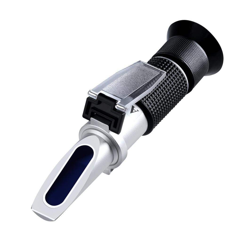 Optical LEERCHUANG Brix Refractometer for Wine Dual Scale Brix Alcohol Wine Refractometer for Measuring Sugar Content and Predicting Wine Alcohol