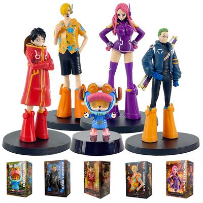 Фигурки персонажей One Piece Луффи, Зоро, Чоппера и Нами высотой 17 см от Wanno Toys, настольная коллекция, ПВХ-модель.