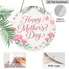 2D Flat, Aluminum Metal Sign Mother's Day Commemorative Plaque - an Elegant And Heartfelt Gift with "for Mom" Inscription, 20X20Cm(7.87Inch) Desktop