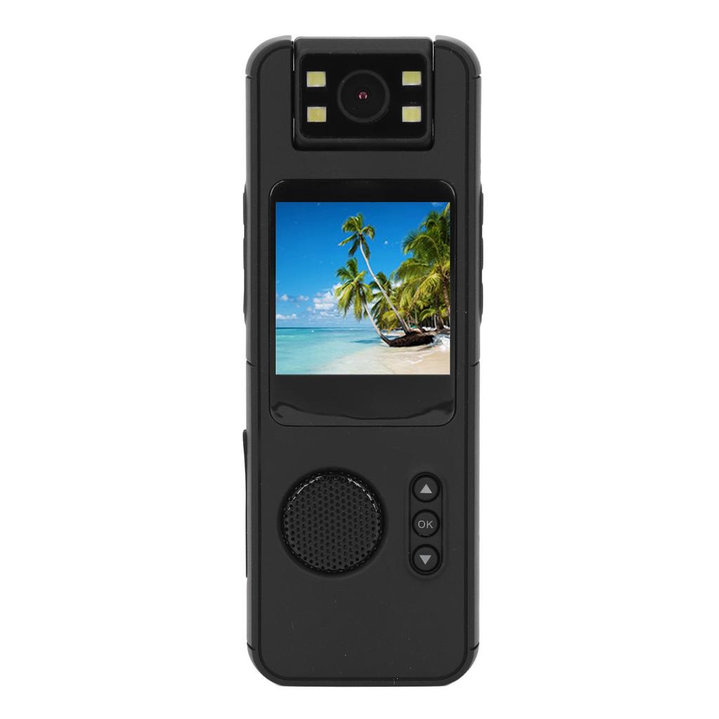 Носимая камера с аудио- и видеозаписью FHD 1080F Type C, вращение на 180 градусов, защита от сотрясений