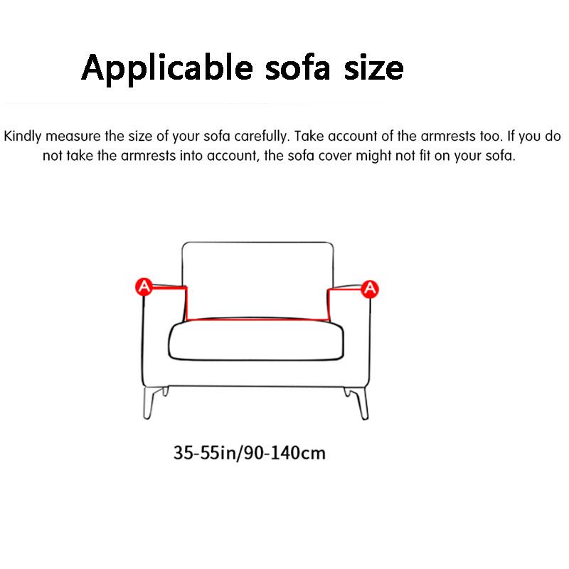 Soft Elastic Cover for Armchair Stretch Sofa Cover Living Room Couch Slipcover for Armchairs Elastic Sofa Covers
