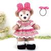 Cushu Cush Duffy and ShellieMay Costume Toy Sold Made In Cute Floral Pink Liberty Style Head and Shoes Set (Plush Separately) Japan, Dress, Ribbon,