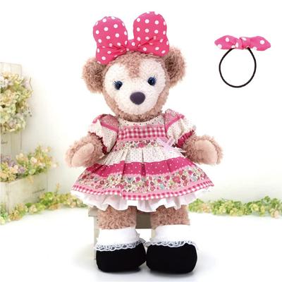 Cushu cush Костюм Даффи и ШеллиМэй Игрушка Продано Сделано в Милом Цветочном Розовом Стиле Либерти Набор Голова и Обувь (Плюшевый отдельно) Япония, Платье, Лента,
