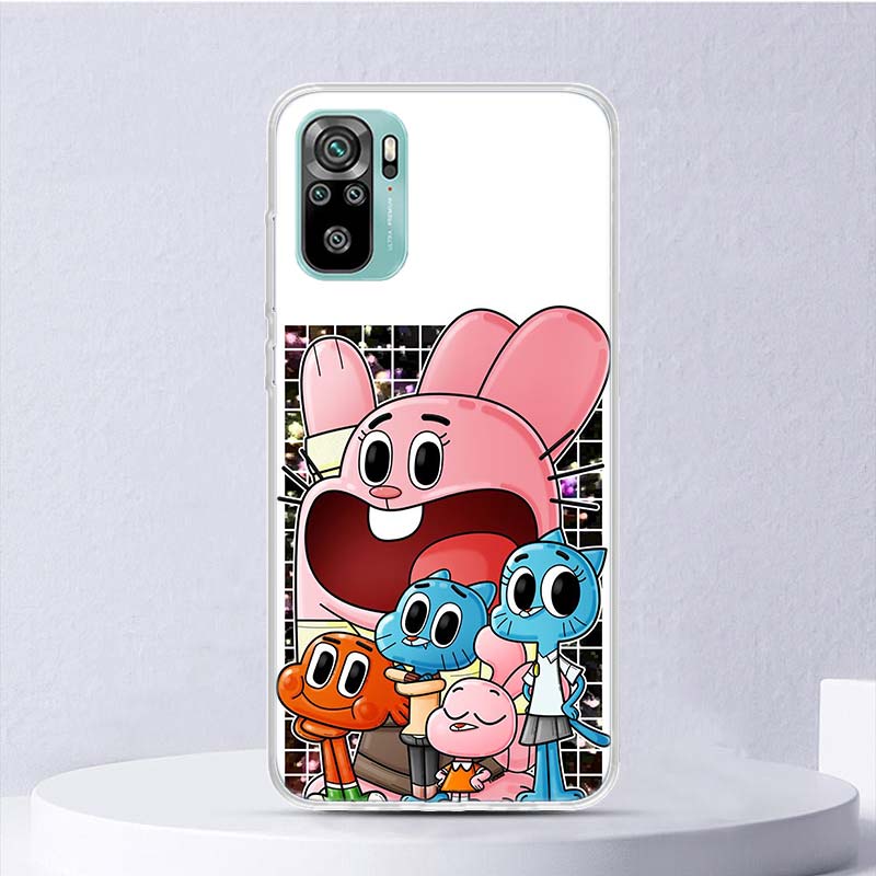Удивительный мир Гамбола Мягкий чехол для Xiaomi Redmi Note 14 13 12S 11S 10S 12 Pro Plus Чехол для телефона 11 10 11E 11T Note14 Оболочка C