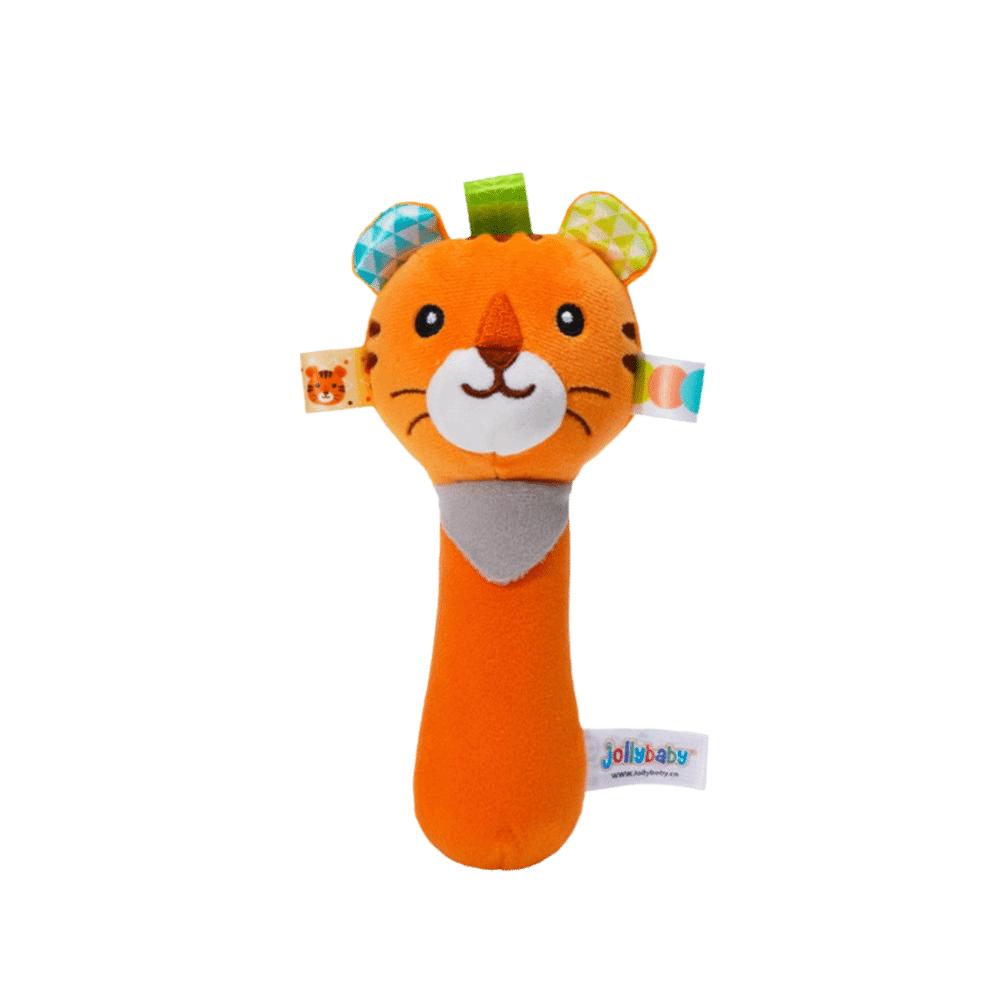 Squeaky Sound Soft Stuffed Animal Rattle Soft Plush Sensory Toys Baby Rattles Newborn Development
