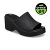 Crocs Женские шлепанцы на каблуке Brooklyn Slide Bkb