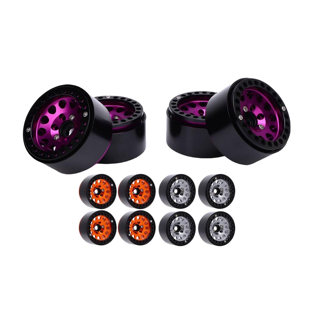 4pcs 1.9 Inch RC Wheel Hub RC Accessories Aluminum Alloy Wheel Hub for 1/10 RC Crawler Car