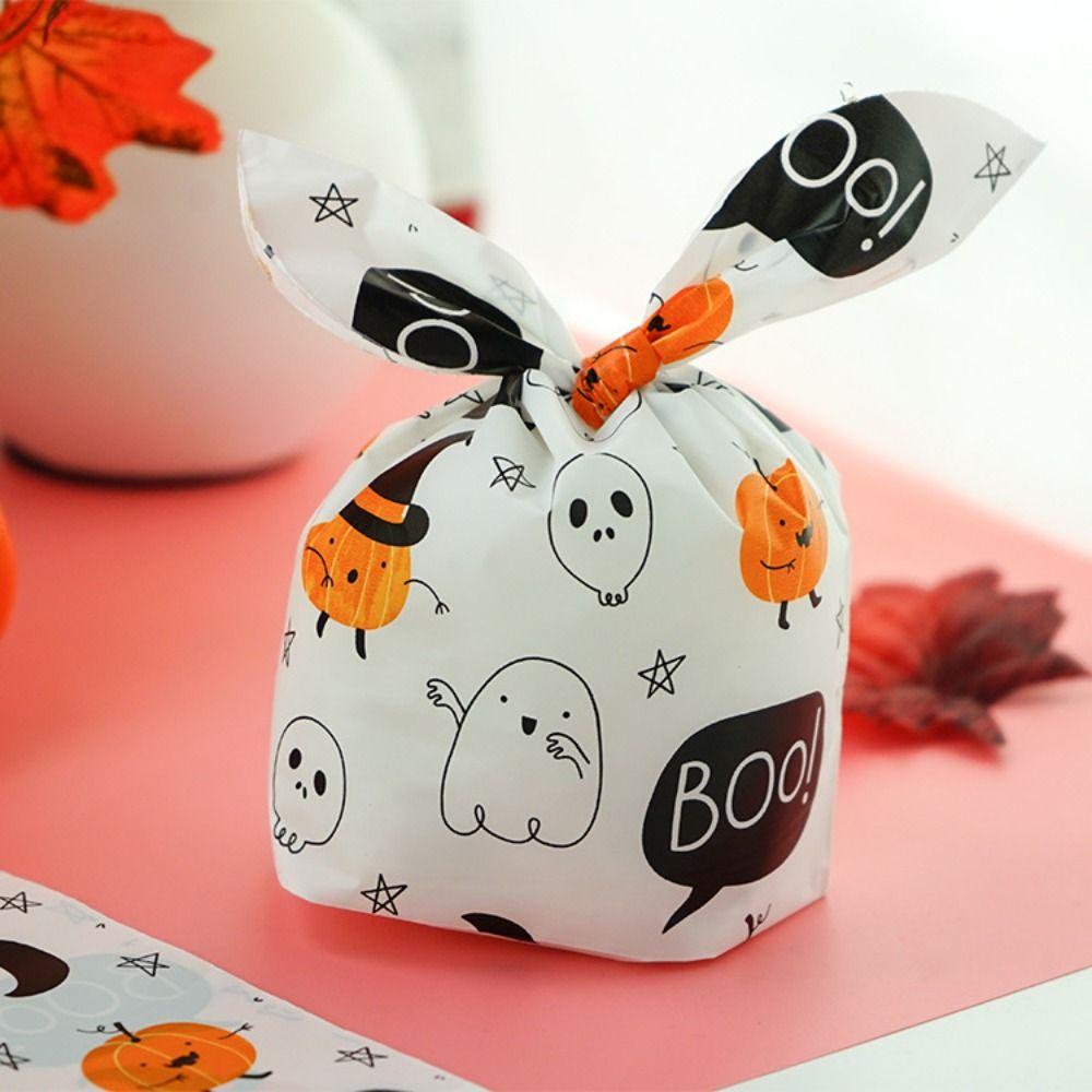 Colorful Halloween Treat Bags Cartoon pattern Snacks Bag Opp Bags Packaging Bags  Halloween Decor