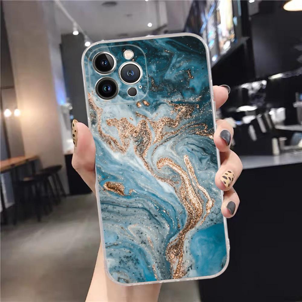 Модный мраморный чехол для телефона для iPhone 15 14 11 12 13 Mini Pro XS Max Чехол 6 7 8 Plus X XR SE 2020 Funda Shell