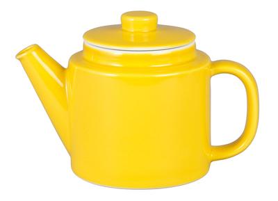 Керамика Nishikai, посуда Hasami, обычный заварочный чайник, желтый, в комплект входит ситечко из нержавеющей стали, емкость 1000 мл, произведено в Японии, 13253, примерно.