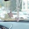Star Peach Heart Angel Wings Rearview Mirror Car Pendant