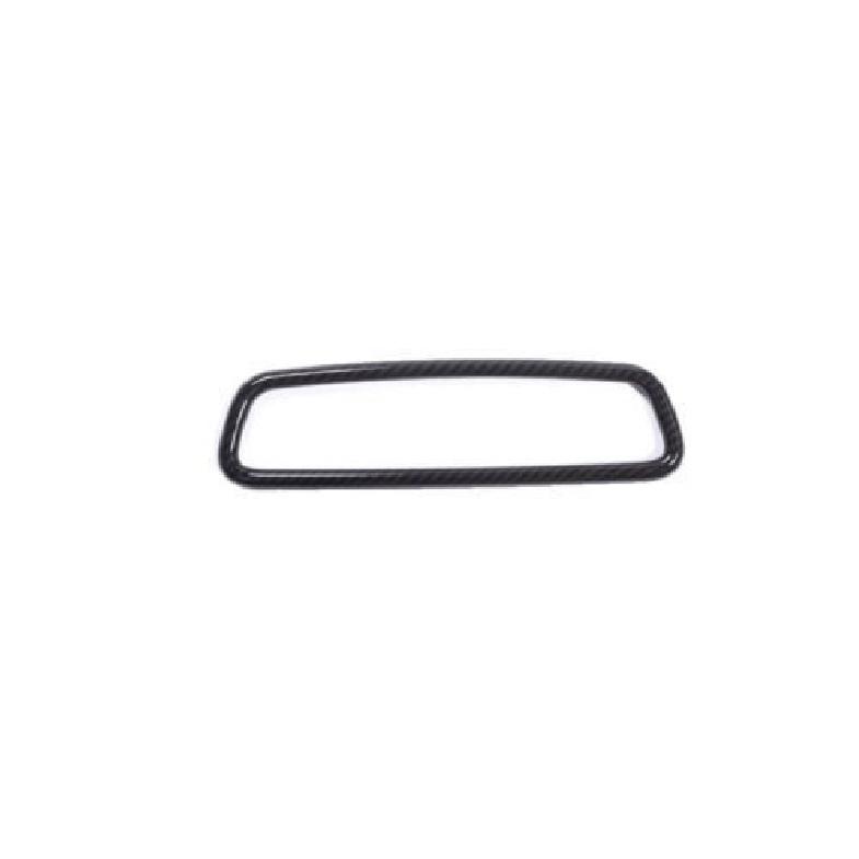 For Jaguar XJL 10-2019 Carbon Fiber Interior Rearview Mirror Cover Frame Trim