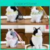 Cute Rabbit Plush Toy With Lace Scarf Decoration For Office Desk Decoration