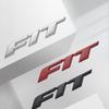 QLN2 Car Badges FIT Trunk Emblem Metal Stickers Body Decals Letter Decor For Honda FIT JAZZ GK5 TYPER Mugen City
