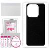Apgo Protective Skin Sticker for the Back Compatible with Tecno Pop 7 Pro, Wrap Film, Foil, Vinyl - Pattern Matte Black