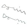 Durability Iron Pet Tie Out Retainer Screw Alloys Spirals Dog Tie Out Stake for Trampolines Swing and Tent