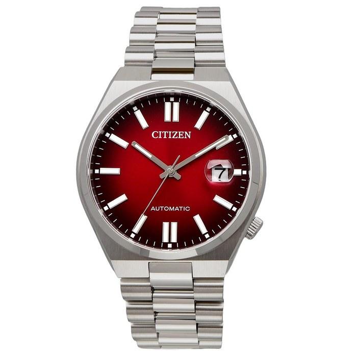 Citizen Автоматические мужские часы TSUYOSA NJ0150-56W Бордовый градиент Серебристый