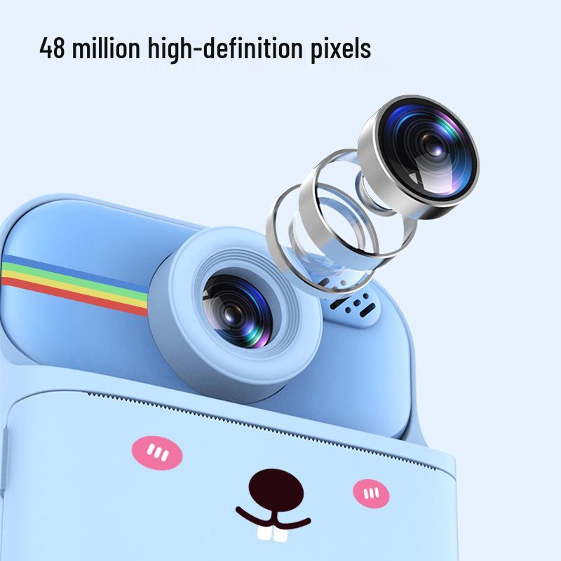 Children's Instant Camera with Dual HD Lenses and 2.4" LCD Screen