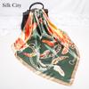 High-quality Luxurious Silk Scarves Headband Scarfs Neck Scarf For Women Chain Silk Scarf Women's Decorative Shawl