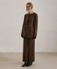 Artid Two-Way Belted Blazer Jacket_Brown