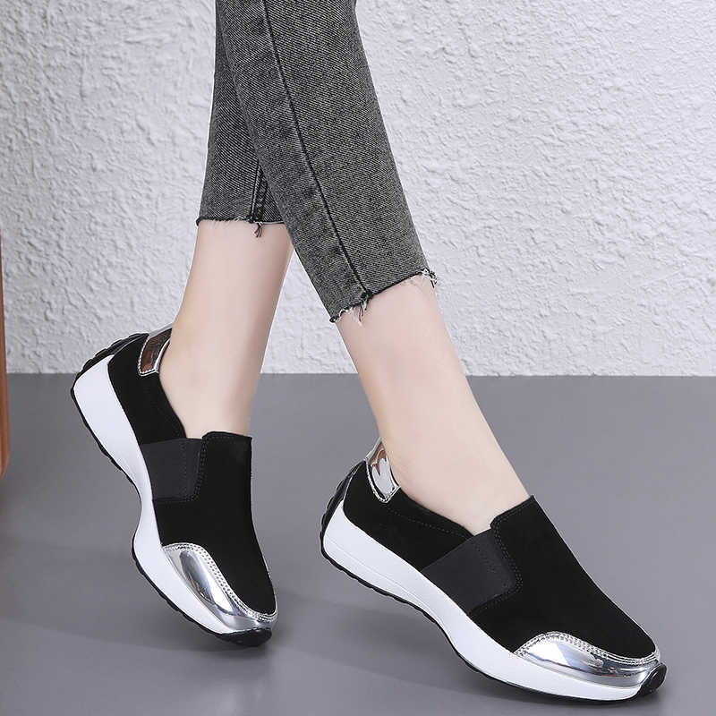 Height Increasing Thin Heel Luxury Designer Sneakers Woman Casual Skate Board Luxury Brand Shoes Women Sports Sneakersy