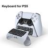 Беспроводная клавиатура для контроллера PS5, внешняя Bluetooth-клавиатура для Playstation5 ChatPad, Bluetooth-клавиатура