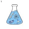 Fashion Beaker Microscope Science Brooches Badges Enamel Pin