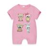 Cute Animals Heat Patches Rabbit Stickers On T-Shirts Custom Accessory Iron On Applique For Kids
