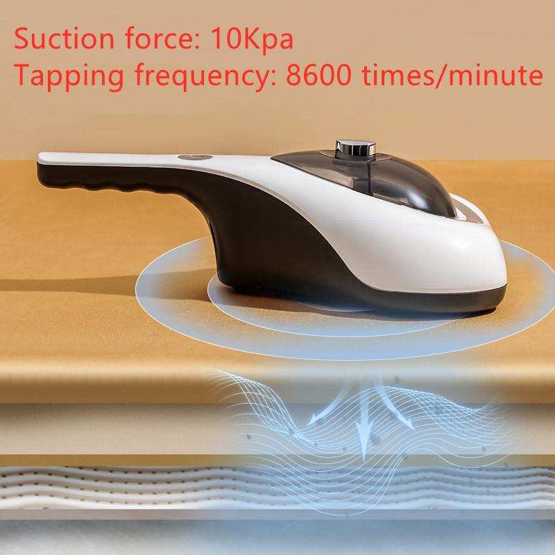 Домашнее средство для удаления клещей с дивана-кровати, ручной беспроводной пылесос, УФ-стерилизатор 10000 Па для удаления клещей, тряпка для волос домашних животных