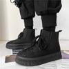 Зимние ботинки высокого качества на массивной платформе, сохраняющие тепло, мужские ботинки, трендовая обувь для уличной ходьбы