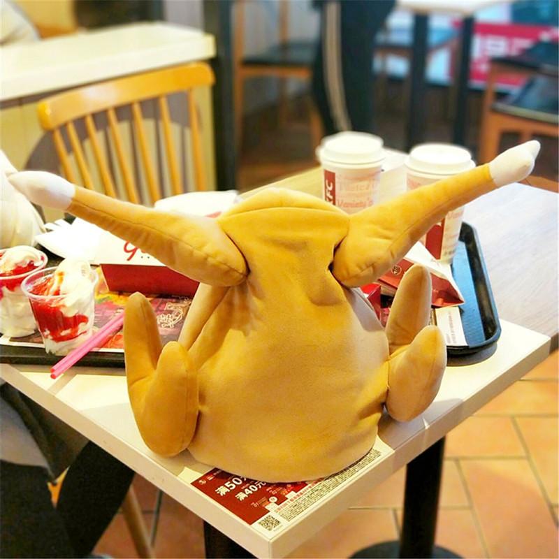 Плюшевая шапка в виде турецкой акулы с подвижными ушками, шапка с заячьими ушками, забавная милая вечерние музыкальная шапка для карнавала, Дня благодарения