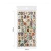 6pcs Decoration Photo Album Diary Sticker Decorative Stickers English Alphabet Number Handmade Stickers DIY Decorative Stickers
