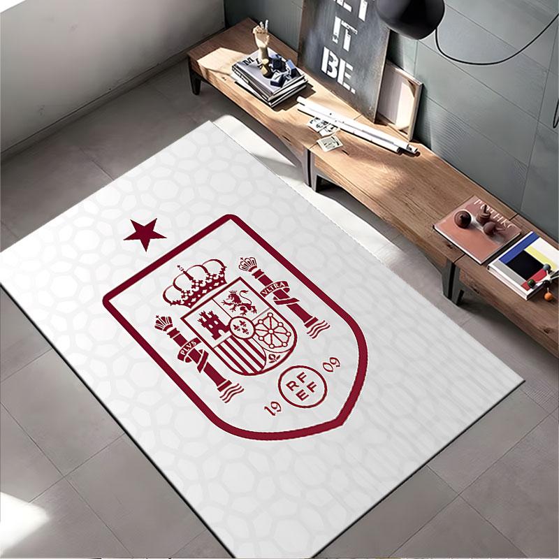 Spanish Football Team Emblem suitable as a non-slip mat for the living room or bedroom sofa