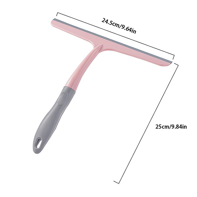 3 in 1 Spray Scrape Wipe Window Squeegee Glass Cleaner Window Squeegee Cleaner With Silicone Holder Bathroom Mirror Scraper