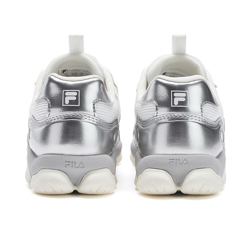 Fila Туфли с кошачьей лапкой Fluid 6 ST Современная мода Удобные Универсальные Простые Спортивные Повседневные Женские Кроссовки Серые Белые F12W521107FSC