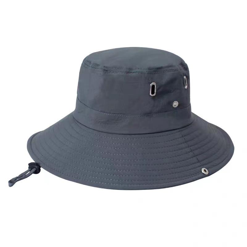 Ковбойская шляпа в стиле вестерн, женская рыболовная шляпа с завязками, широкополая шляпа с защитой от солнца, летняя мужская шляпа для рыбалки и походов