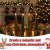 1/2/3/4PCS Christmas Tree Candles Battery Operated LED Christmas Tree Flameless Taper Candles Window Candle for Christmas Decor