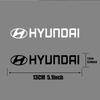 4PCS Fashion Car Badge Styling Body PVC Stickers Car Accessories For Hyundai I10 Elantra Sonata Terracan Tucson Coupe Moinca I30 MM7
