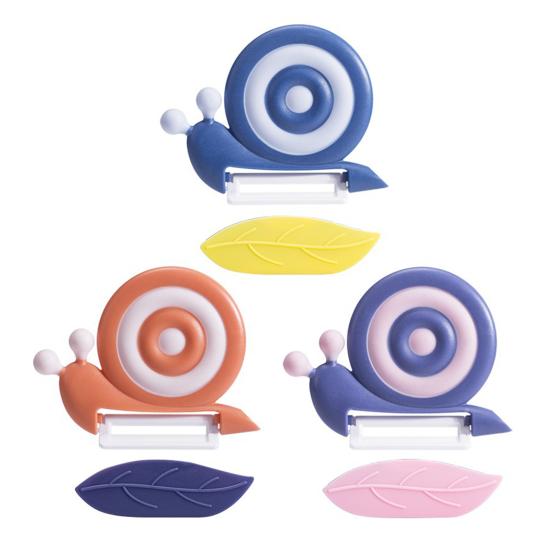 2 шт. Керамическая овощечистка-улитка, картофелечистка с нескользящей ручкой, овощечистка для фруктов и овощей для детей и взрослых, кухонный инструмент