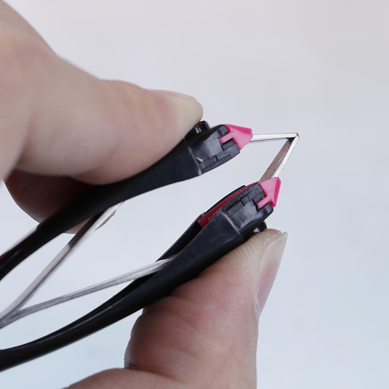 1 шт. Механически выдвижной нескользящий косметический пинцет для бровей, инструменты для удаления волос